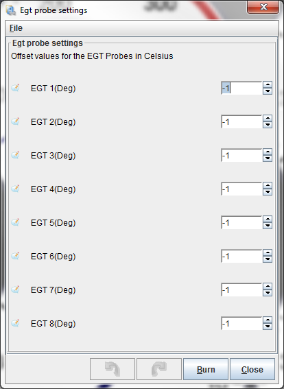 EGT Offsets